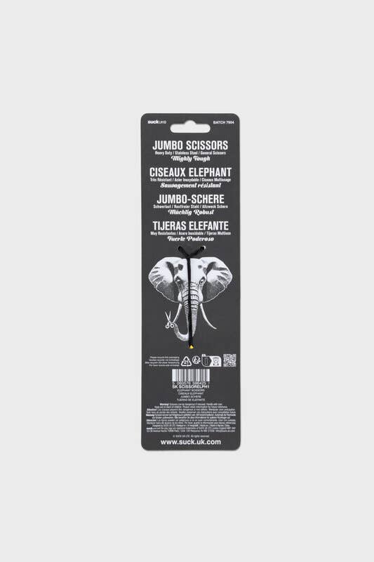 SUCK UK Ltd - USA - Wholesale Scissors - Jumbo Elephant  Scissors – Brass Finish | Suck UK4