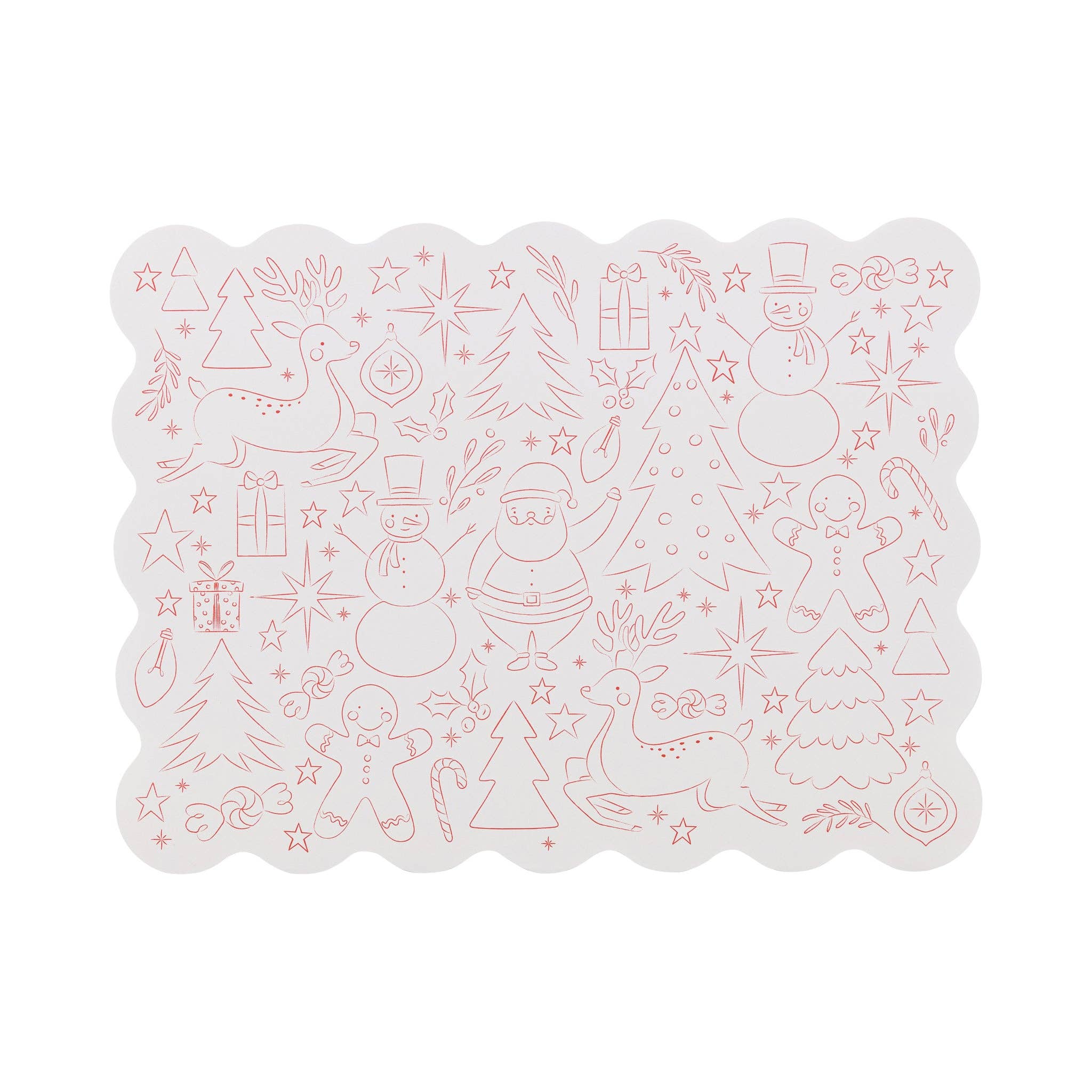 My Mind’s Eye - Wholesale Coloring Mat - Kids & Baby - PLCV223 - Christmas Coloring Activity Placemat0
