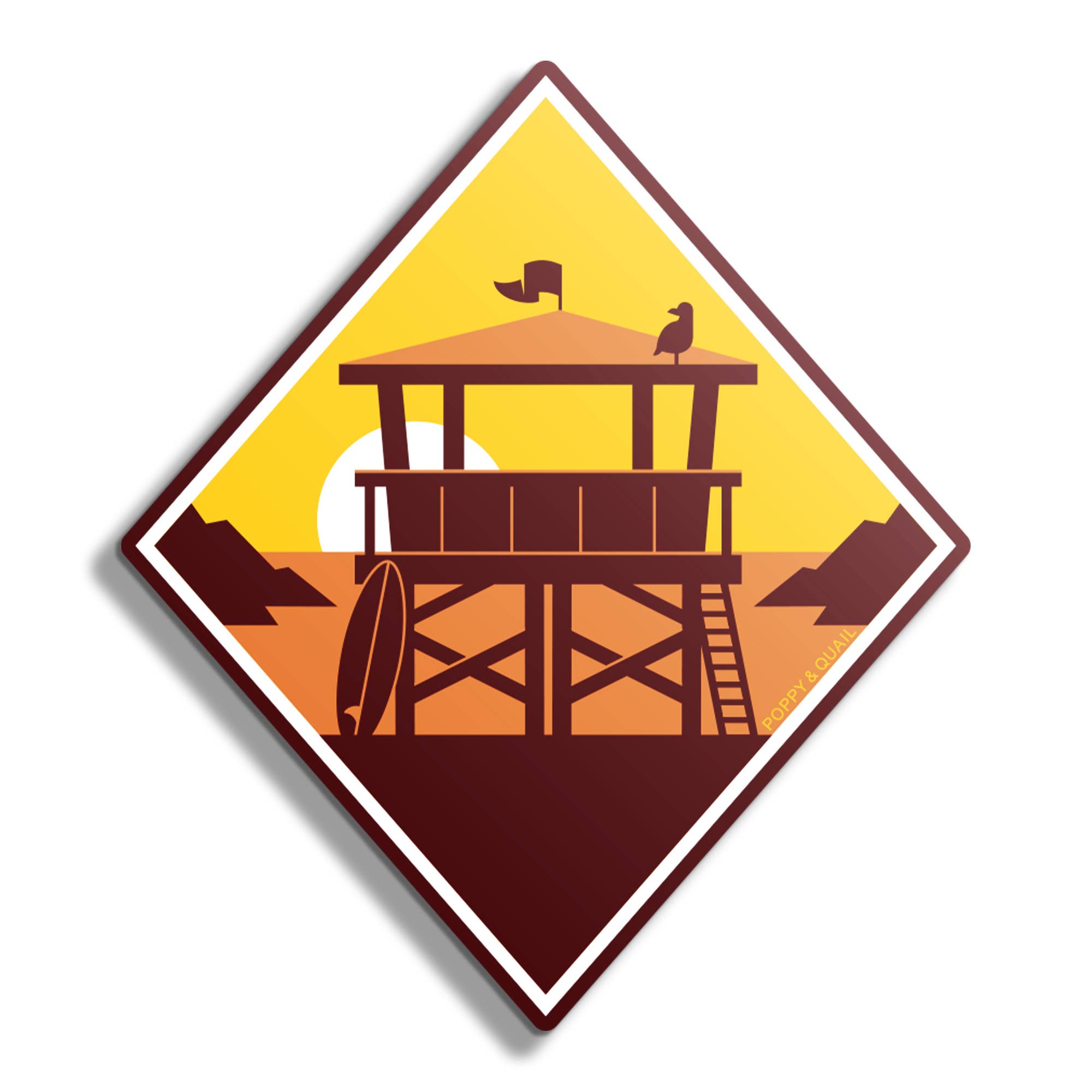 Poppy & Quail – wholesale Sticker – Boardwalk Sticker Pack1