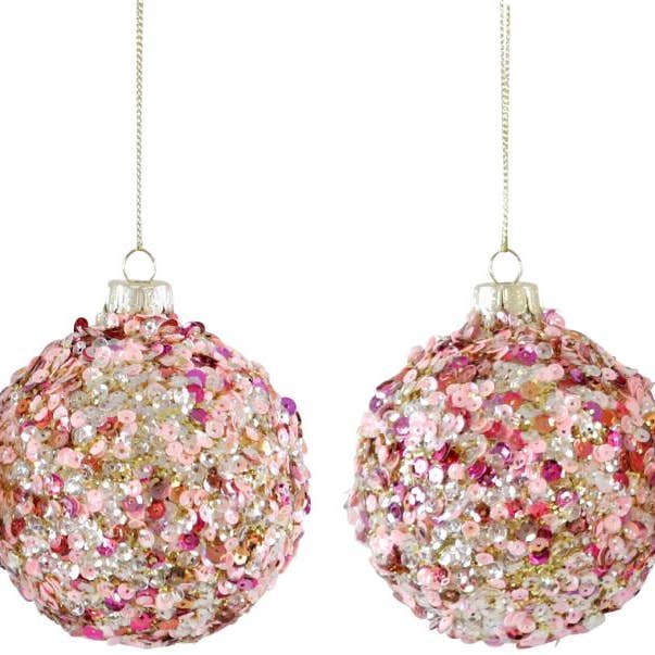 Glazen kerstballen 'Festival' set van 6 stuks (4435) voor wholesale door HOFF-INTERIEUR