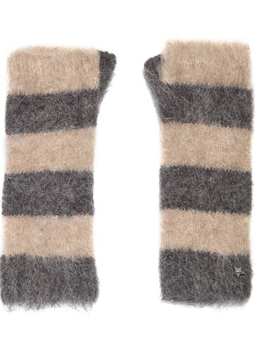 Alpaca Colorblock Knit Gloves for wholesale by Jocelyn