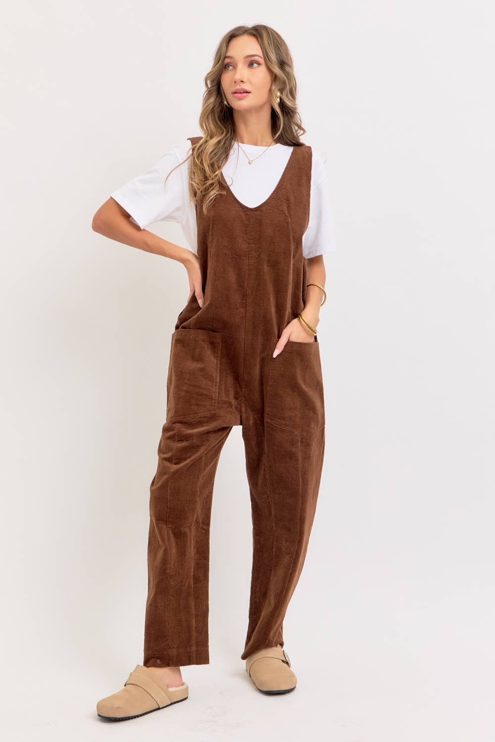 Sweet Lovely by Jen - Wholesale Overalls - Women's - PULL-ON-STYLE CORDUROY OVERALL JUMPSUIT12