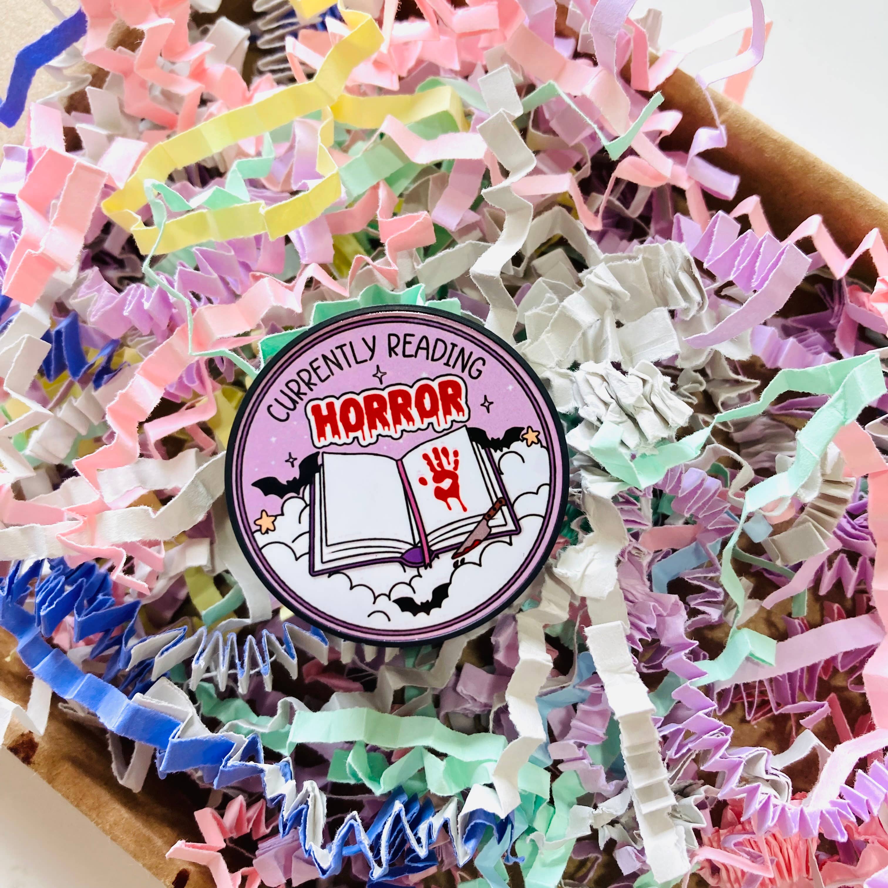 Chapter & Ink - Vente Aimants - Actuellement en train de lire Kindle Poignée de téléphone1