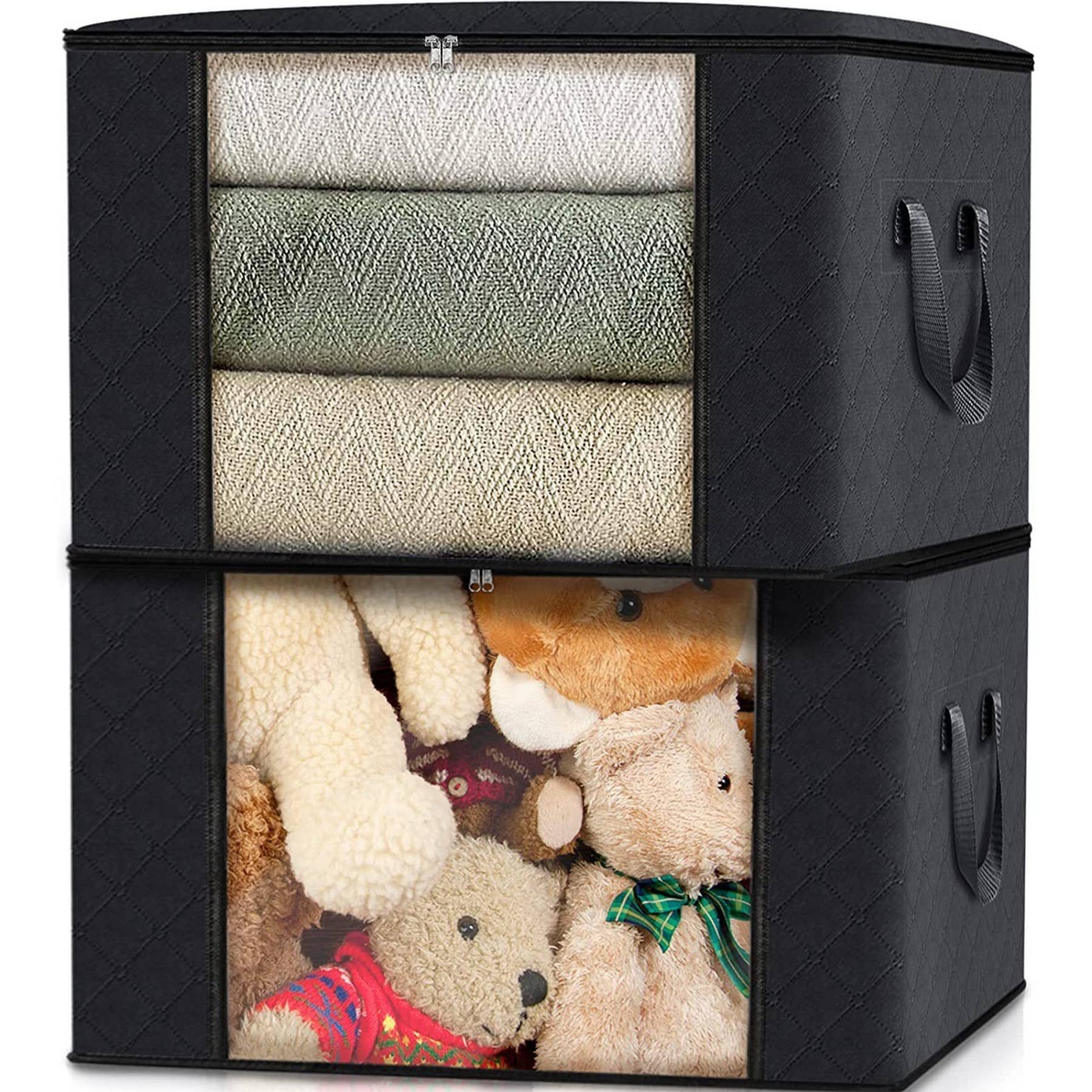 wandf - Wholesale Storage Bin - Horizontal Quilt Foldable Storage Bag-Non-Woven Storage Box17