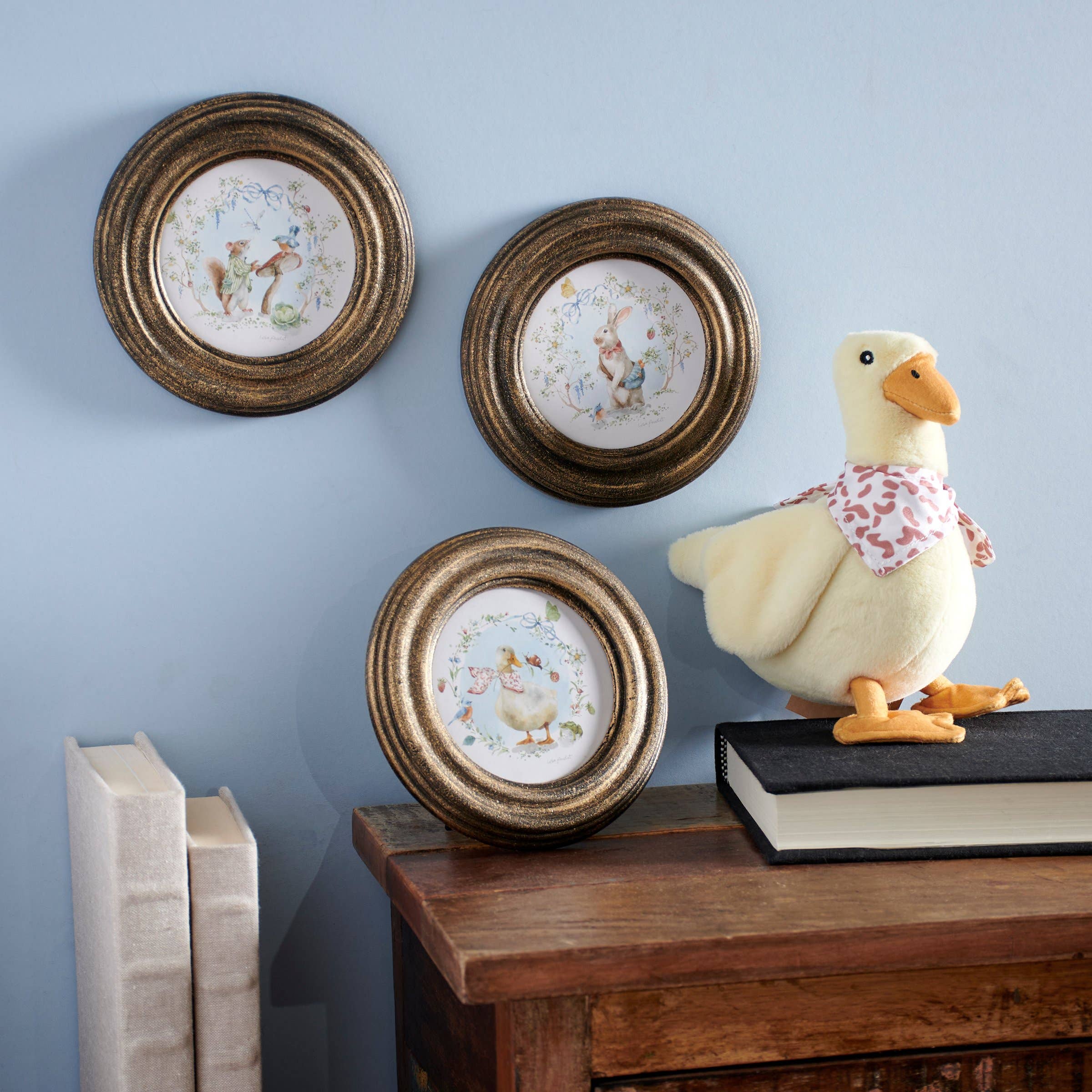 Primitives by Kathy - Wholesale Wall Sign - Garden Friends Hanging Decor Set4