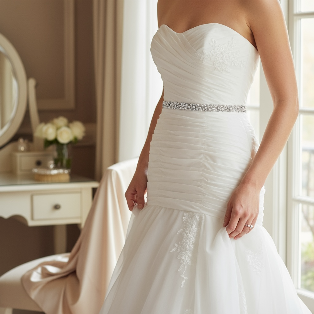 Athena Bridal Jewellery - Vente Ceinture – femme - CEINTURE DE MARIÉE EN CRISTAL BRILLANT - CEINTURE 441