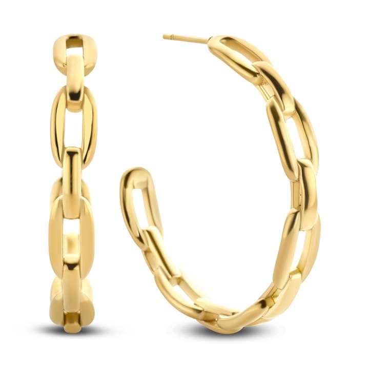 CO88 Ohrringe Link 35mm ipg für den Großhandel von CO88 Collection