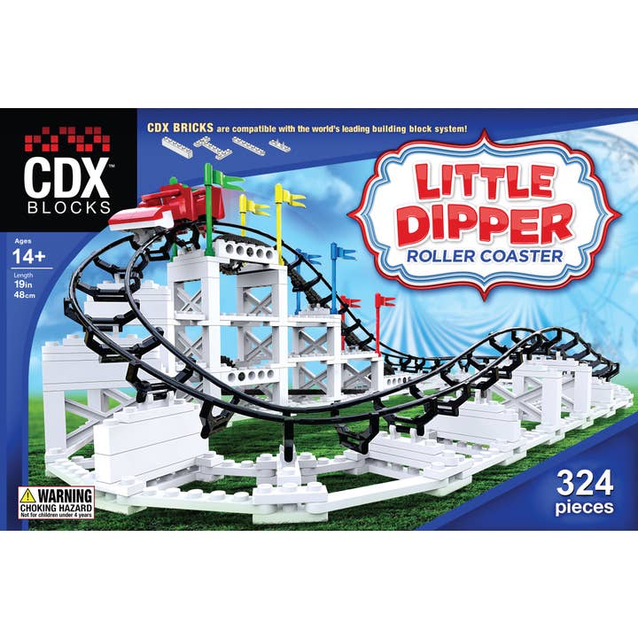 Coaster Dynamix - Wholesale Building Set - Kids - CDX Blocks Little Dipper Roller Coaster