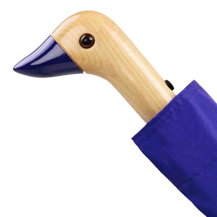 Original Duckhead USA - Wholesale Umbrella - Unisex - Royal Blue Compact Eco-Friendly Wind Resistant Umbrella