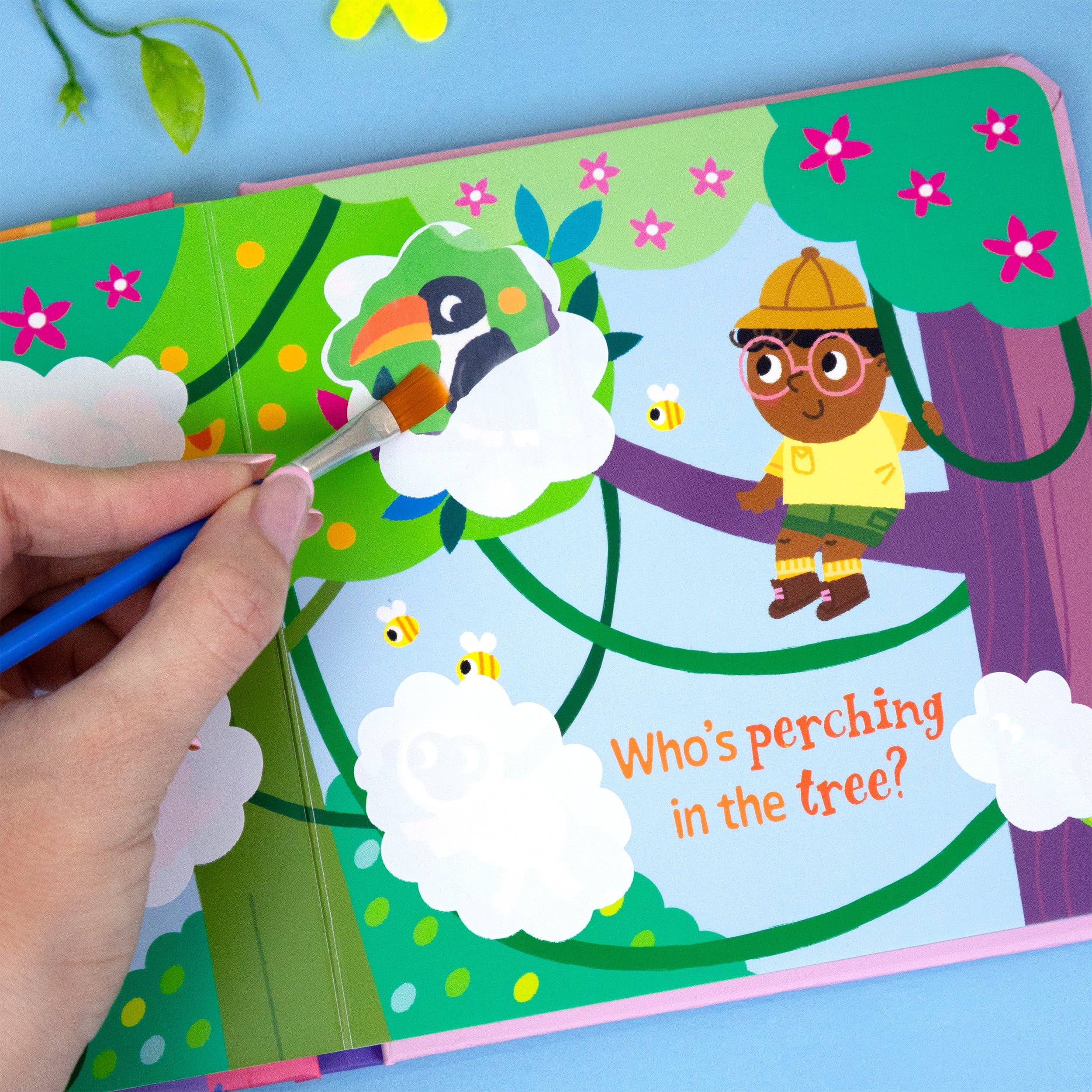 Robert Frederick Ltd - Wholesale Coloring & Activity Book - Kids & Baby - Magic Painting Book – Jungle - Mess-Free Water Reveal Board Book1