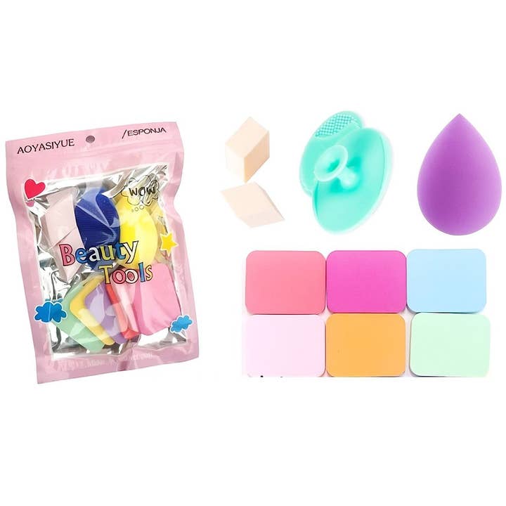 Diacly - Wholesale Makeup Sponge/Blender - 12pk Mupti Purpose Makeup Sponge Set