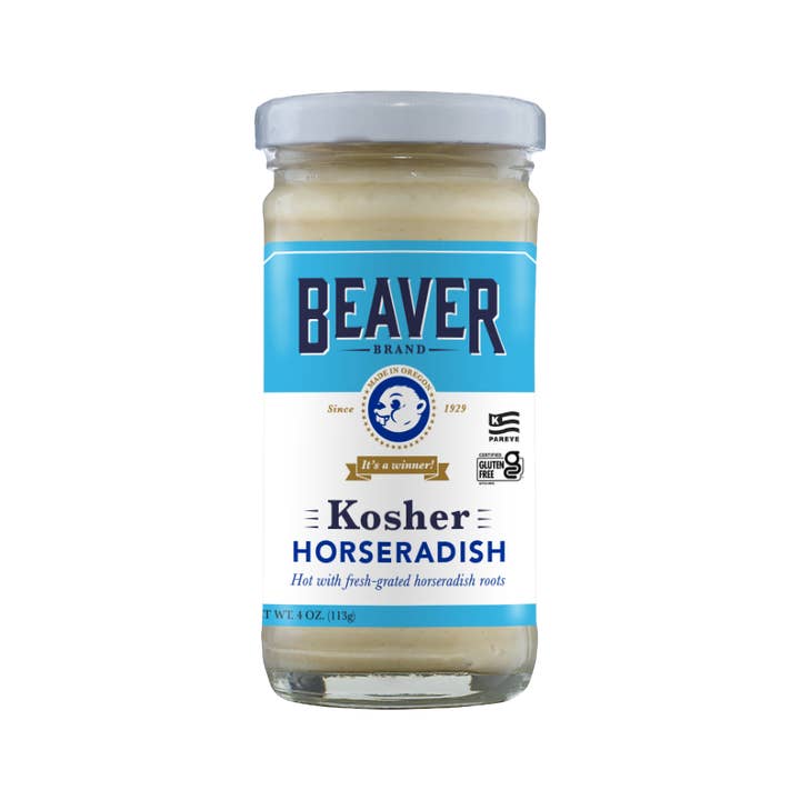 Beaverton Foods - Wholesale Sauce - Beaver Brand Kosher Hot Horseradish 12/4oz