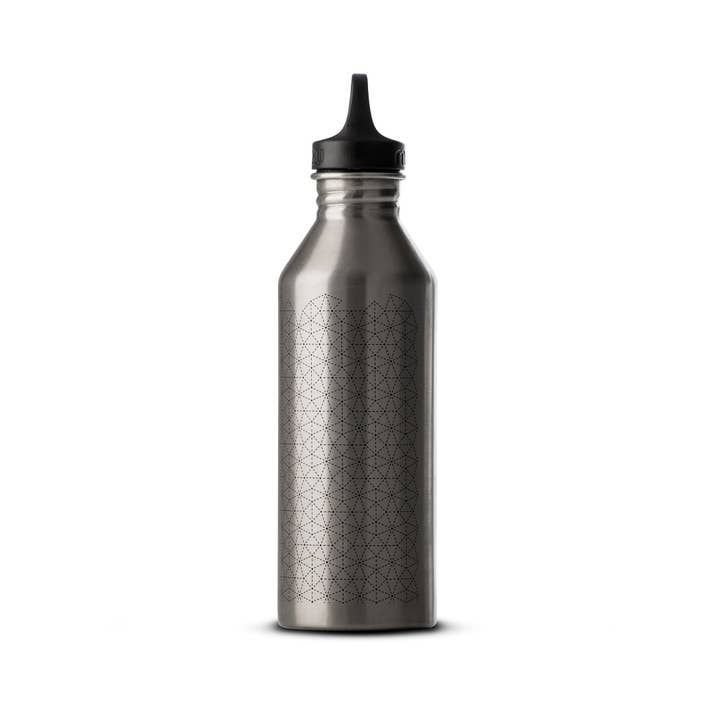 HEIMPLANET - Vendita all'ingrosso Borracce - HPT x MIZU Cairo Grid 750ML, argento, nero1
