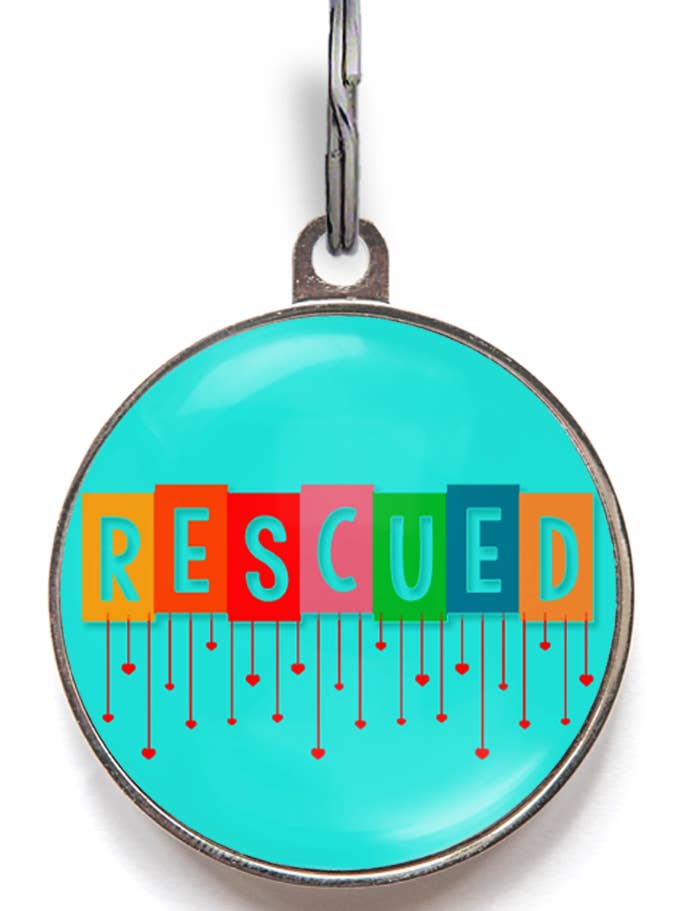 Rescued Smart Pet ID Tag for wholesale by WagATudeTags