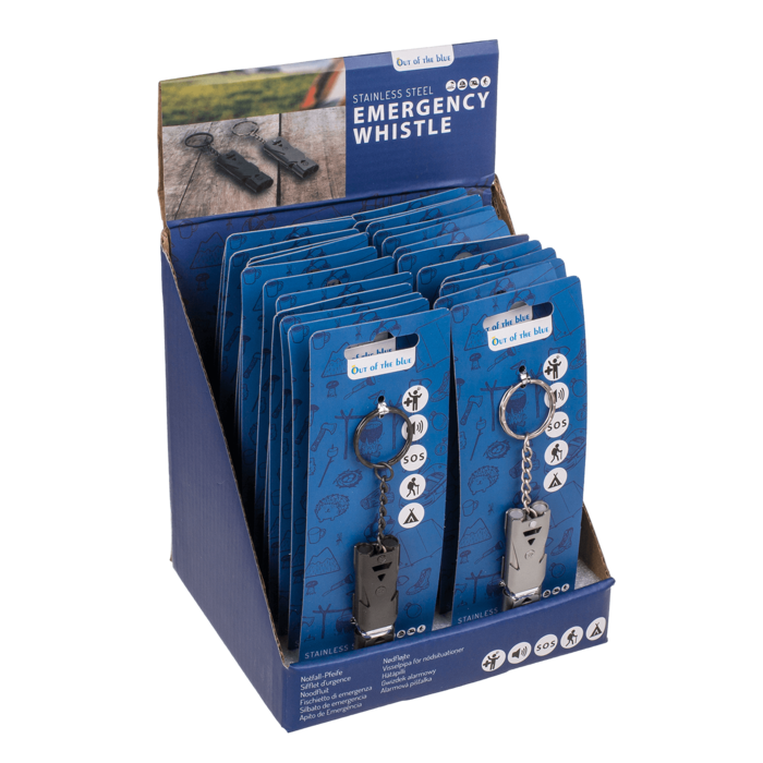 Out of the blue KG - Wholesale Keychain - Unisex - Metal keychain, Emergency Whistle,2