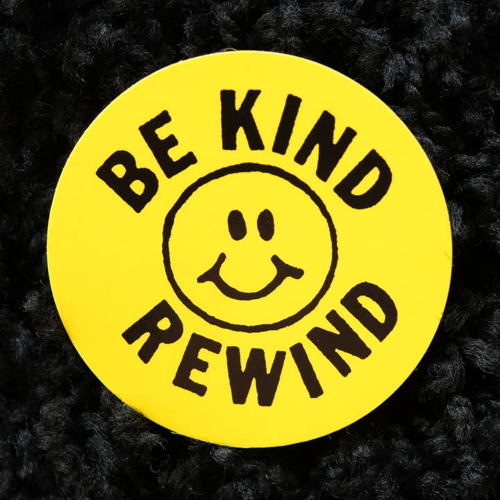 Vortex Souvenir - Wholesale Sticker - "Be Kind Rewind" VHS Sticker