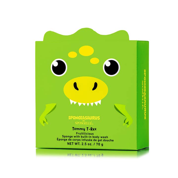 Spongellé - Wholesale Sponge - Kids & Baby - Tommy T-Rex Spongeasaurus (New Packaging) | Dinosaurs