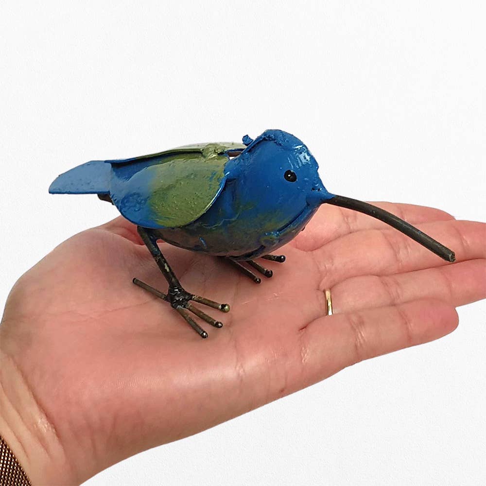 VIE - Wholesale Sculpture - Small Recycled Metal Bird Sculpture22