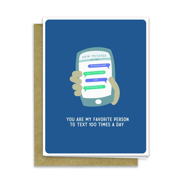 ik ben dol op sms voor wholesale door mavisBLUE paper goods