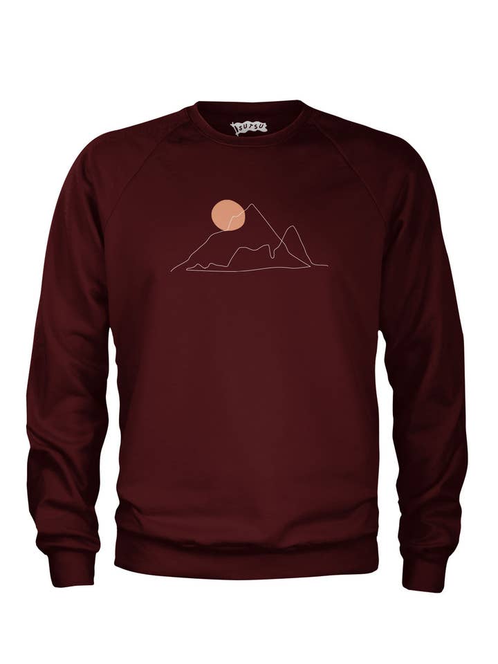 Sutsu - Wholesale Graphic Sweatshirt - Men's - Mountain Climb Sweatshirt