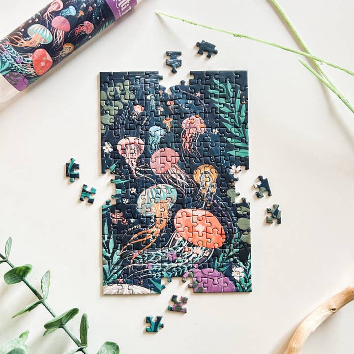 Jellin' mini puslespil med 150 dele for engroshandel hos Spaghetti Tree Puzzles and Games