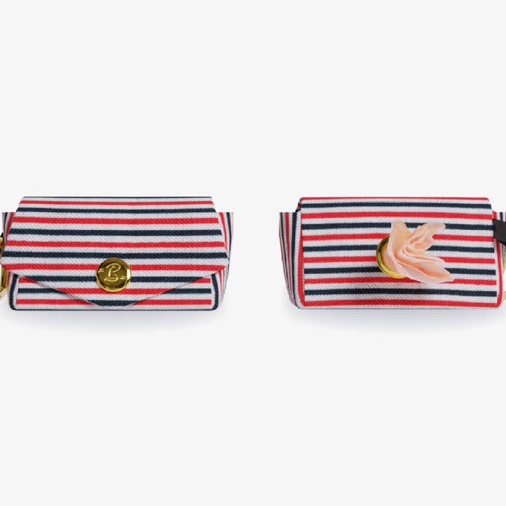Tricolor poop bag holder for wholesale by French Bandit