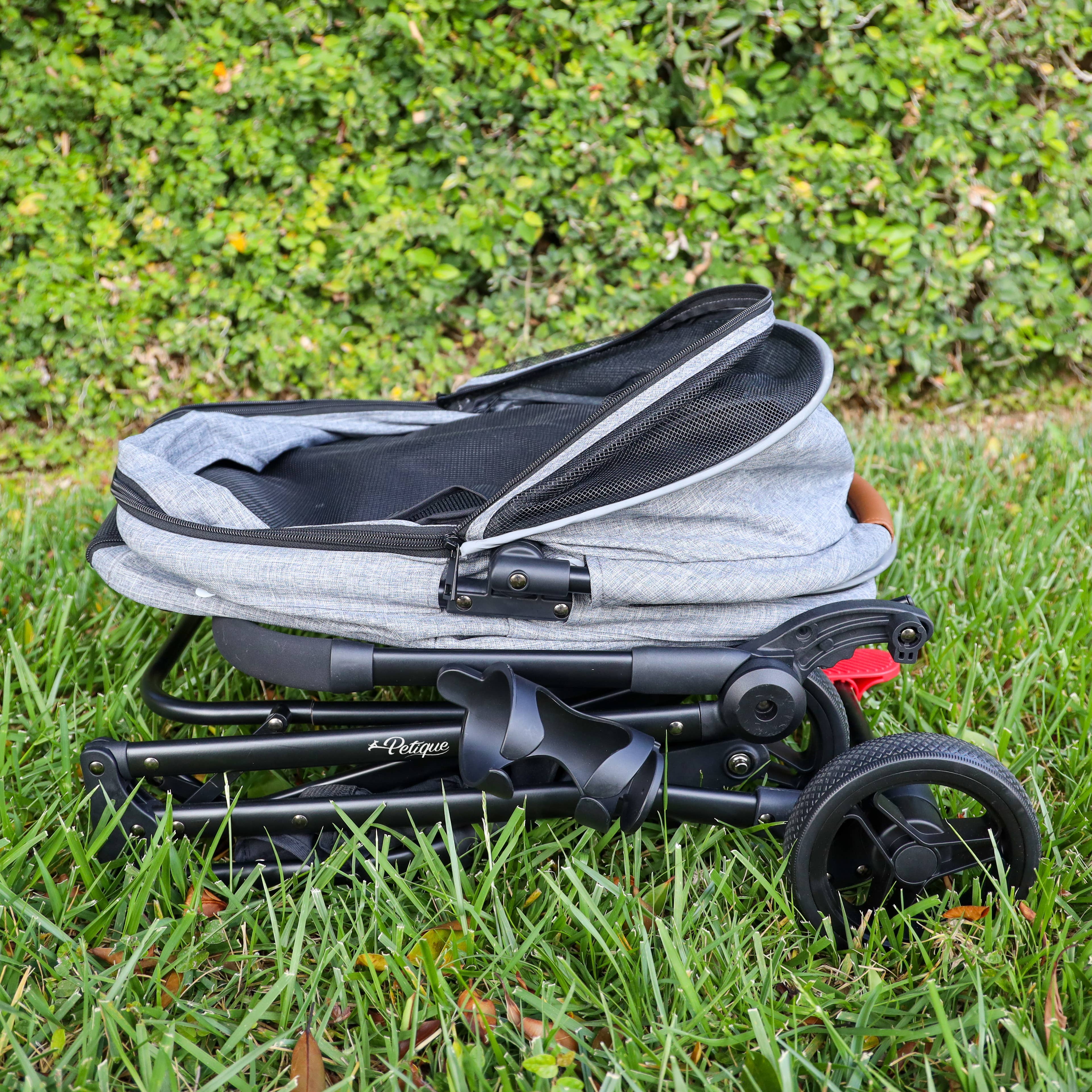 Only An Ocean Europe – wholesale Transportbur – Katt och hund – Petique 3-i-1 resesulky för husdjur med tri-fold design29