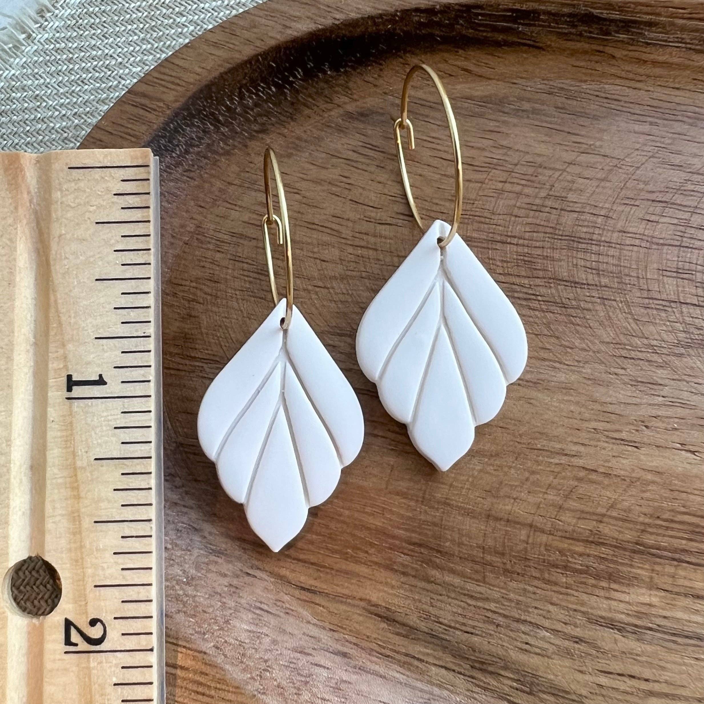 Courage & Calling - Wholesale Dangle Earrings - Flora Hoops2