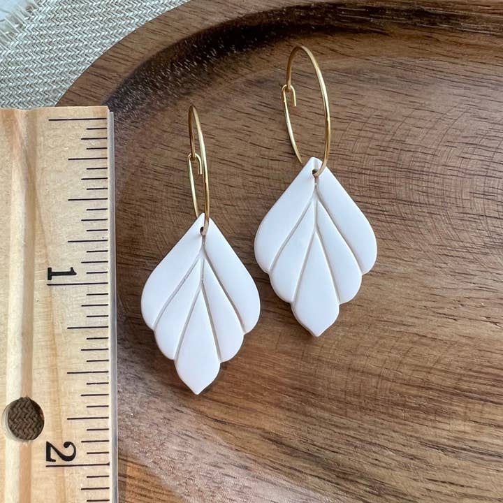 Courage & Calling - Wholesale Dangle Earrings - Flora Hoops2