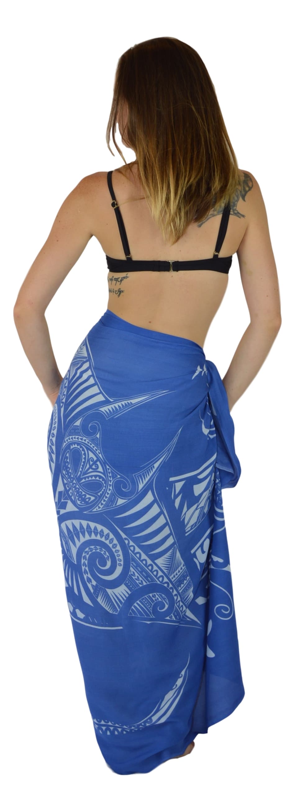 Island Style Clothing Co by Akamai Distribution Ltd - Wholesale Swim Cover Up - Women's - Hawaiian Manta | Tahitian | Blue Beach Wrap | Pareo2