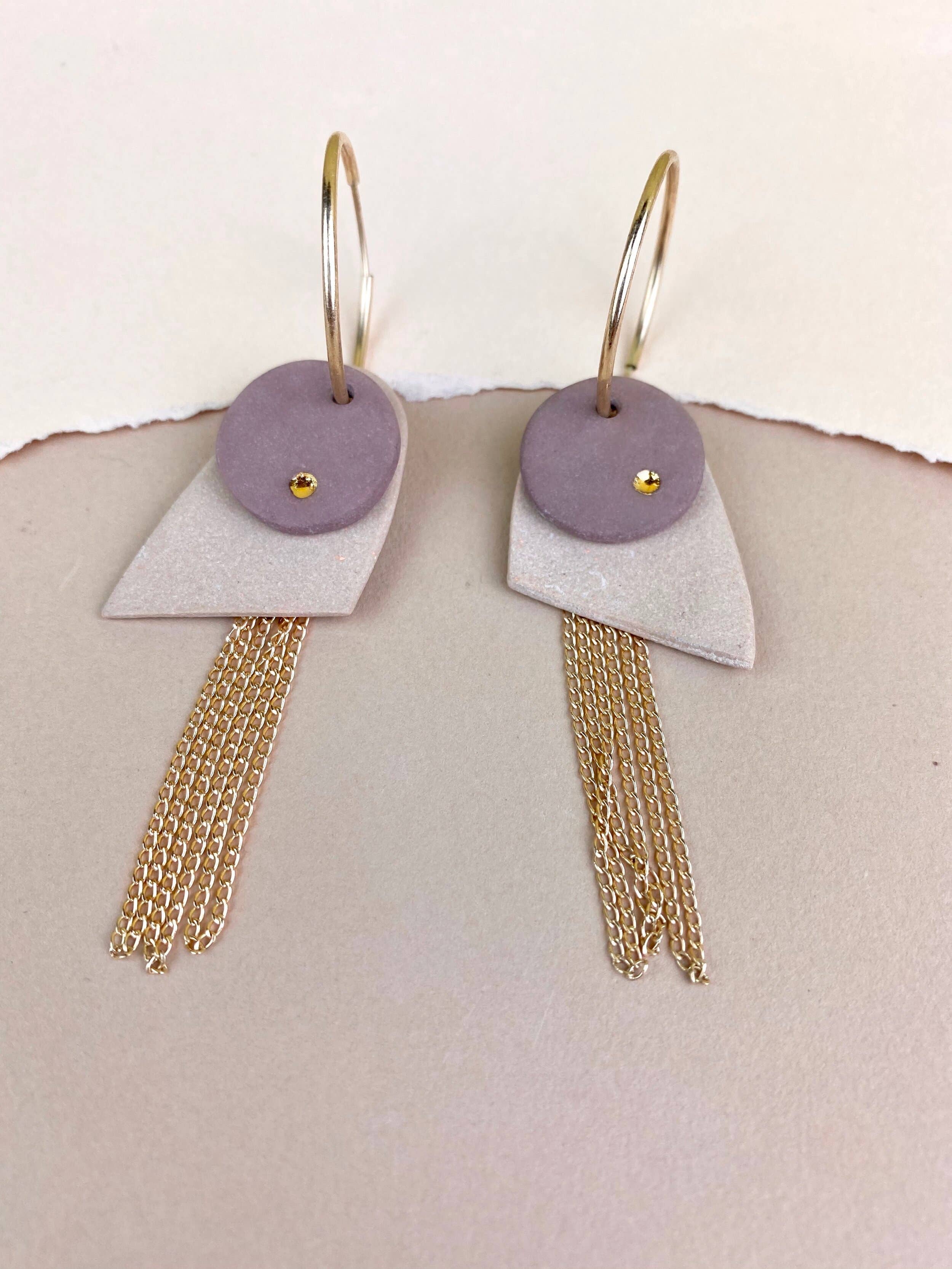 Barrow PDX - Wholesale Dangle Earrings - Capsule Collection - Milena Earrings - Colorful Porcelain1