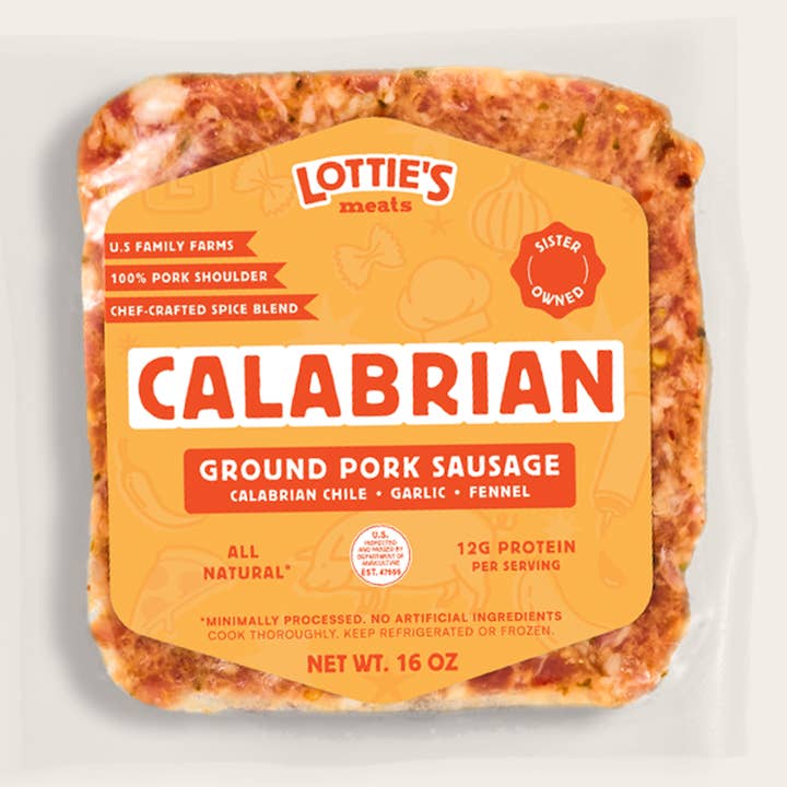 Calabrian Sausage | Ground Pork Blend | 14 Units @ 16 oz ea. for wholesale by Lottie's Meats