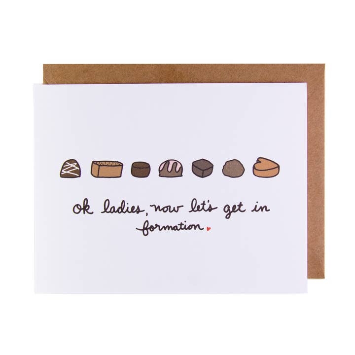 Formation Chocolates for wholesale by Drawing a Blank Cards + Gifts