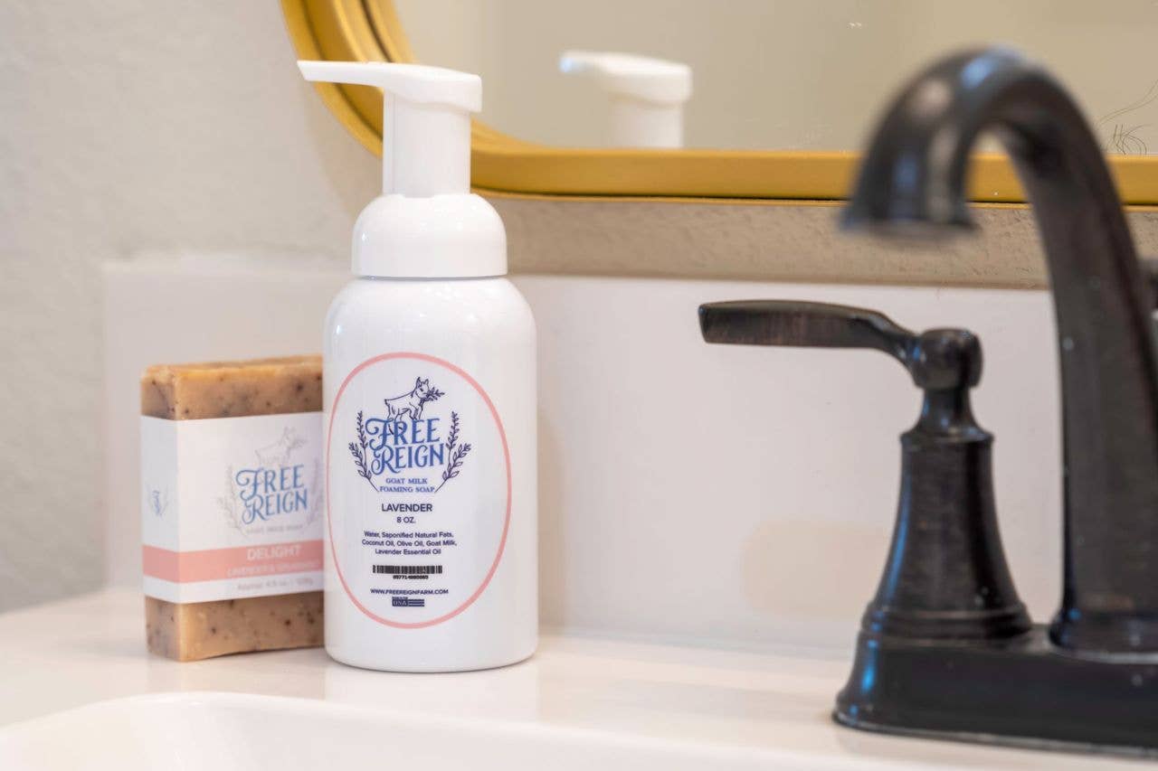 Free Reign Farm - Wholesale Hand Soap/Wash - Foaming Liquid Goat Milk Hand Soap. All Natural. New Look!1