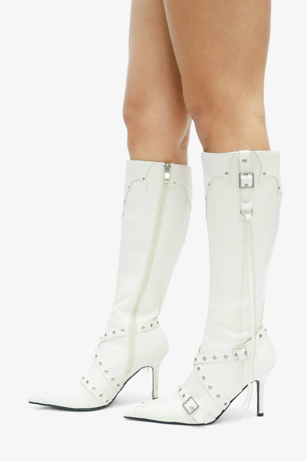 Lemonade Shoes - Wholesale Boots – Women’s - GUNNER - Western Stiletto Boots w/ Studs18