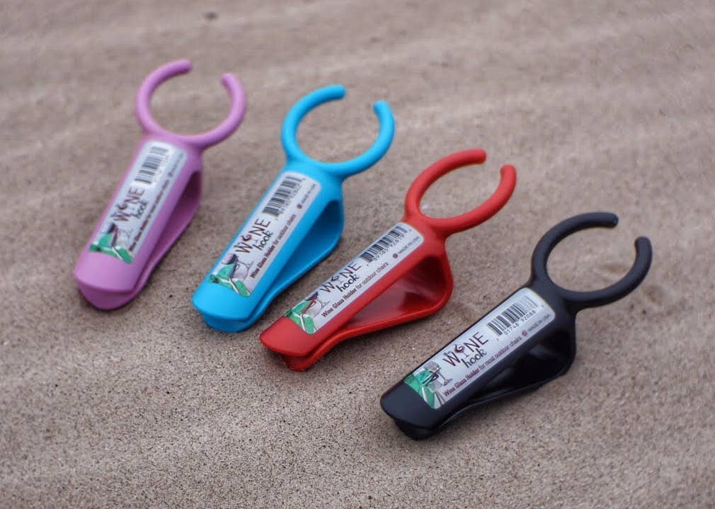 The Wine Hook – wholesale Wine glass – The Wine Hook - Wine Glass Holder for an outdoor chair6