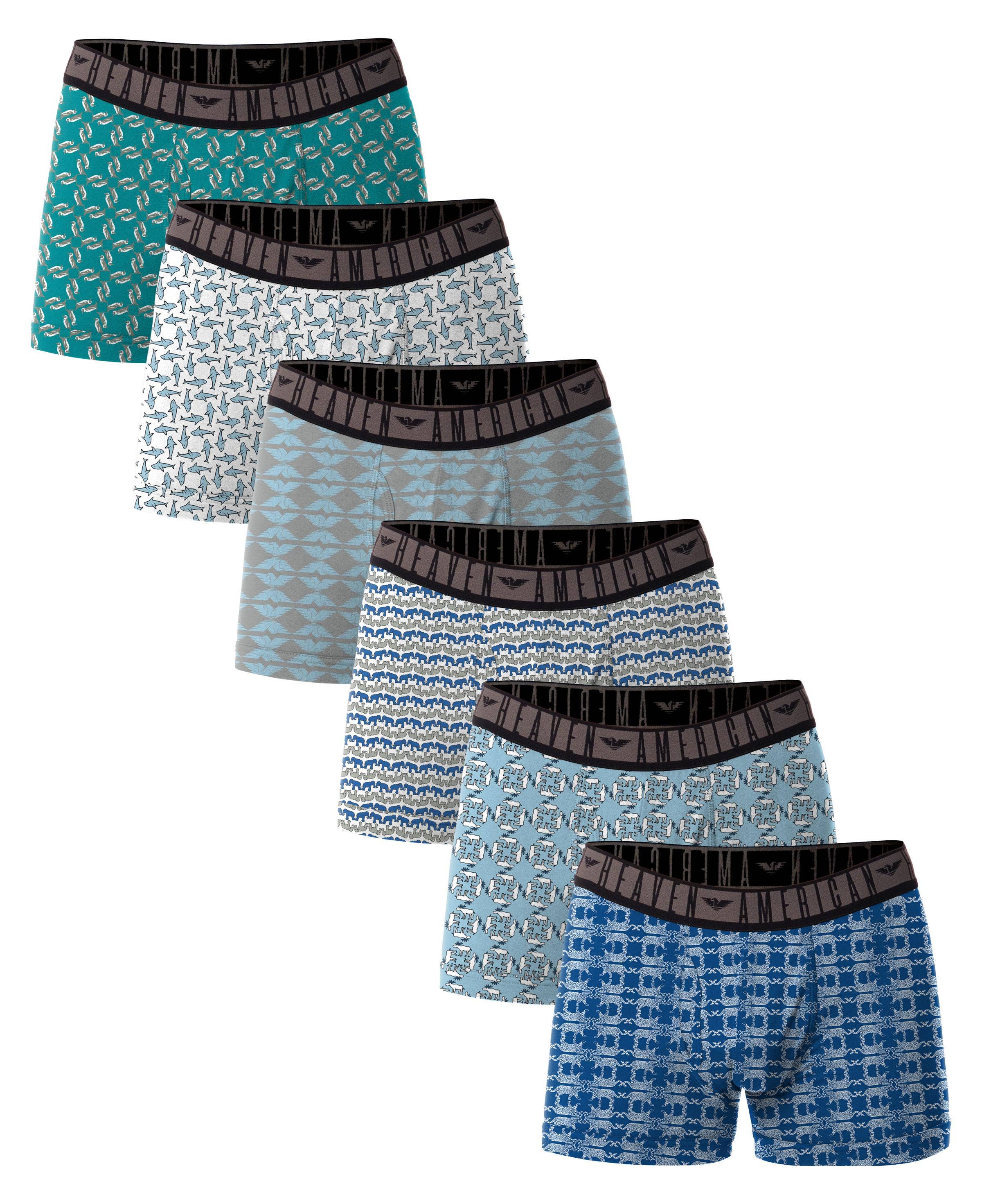 I-Wear Brands – Roupa interior - Homem por atacado – Pacote com 6 calções masculinos de micro fibra flexível2