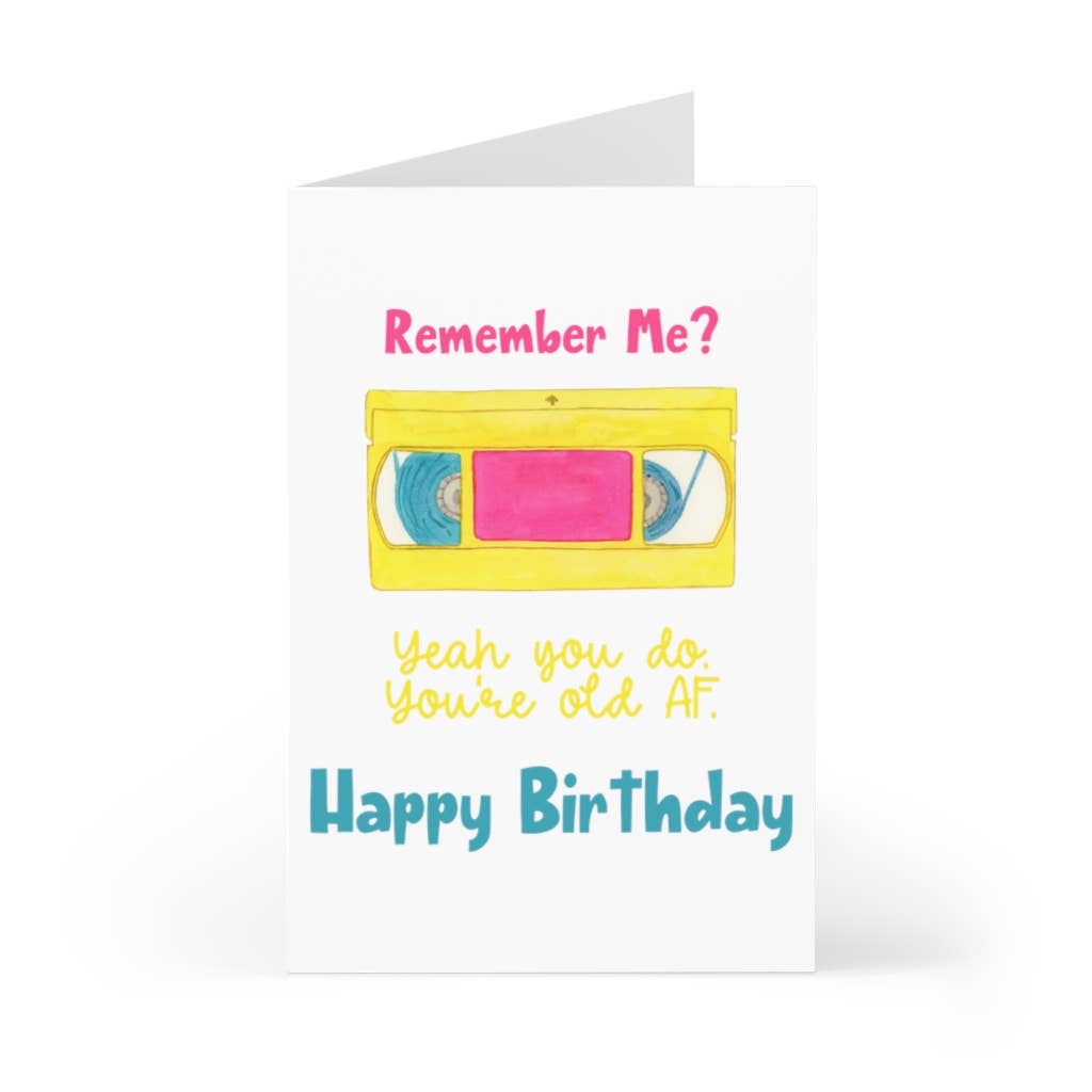 R is for Robo - Wholesale Birthday Card - 90s Retro Birthday Card Funny Cards Birthday Gifts Nostalgia1