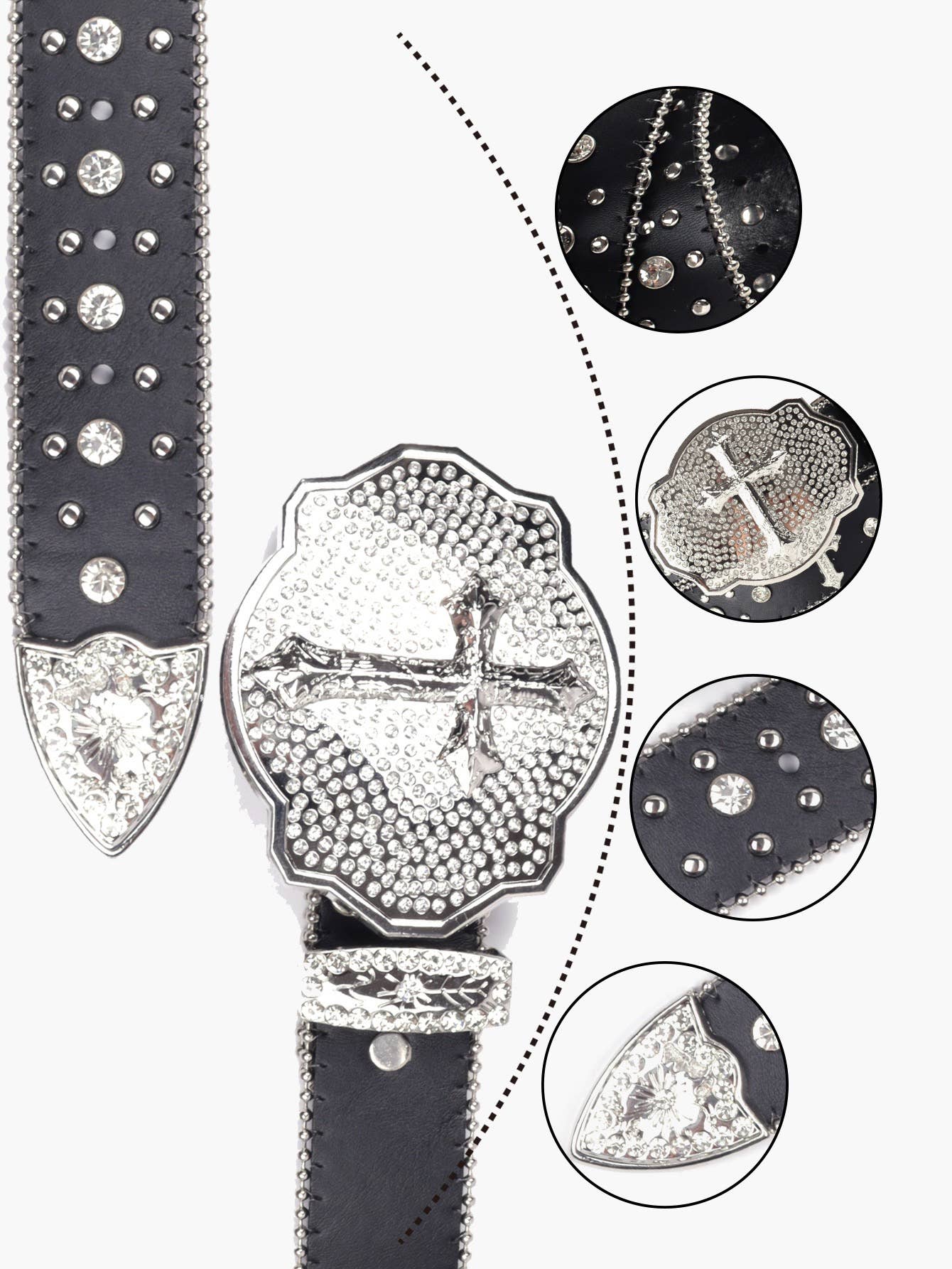 Productseeker - Vente Ceinture – femme - BELT009 Ceinture élégante en strass16