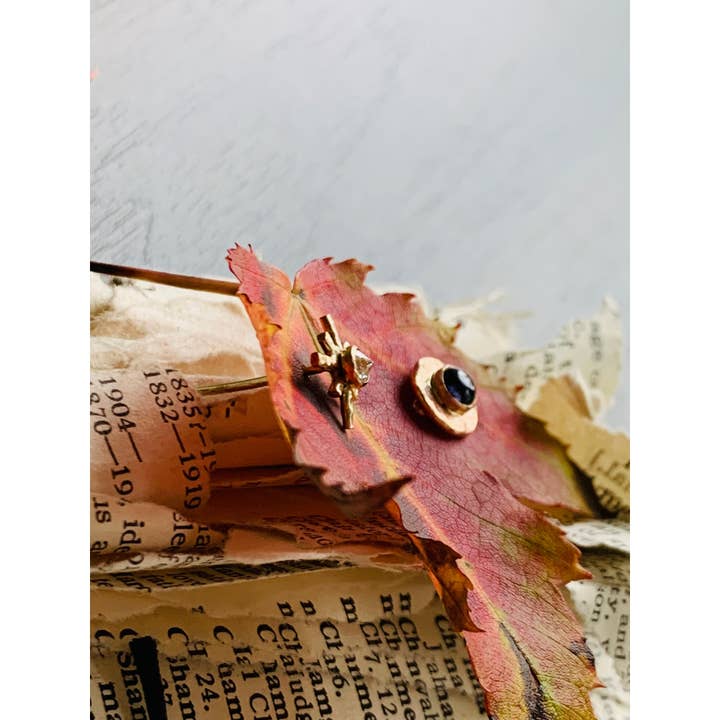 Notions of Lovely - Wholesale Stud/Post Earrings - Roxanne Studs - 14k Gold Fill - Iolite & CZ3