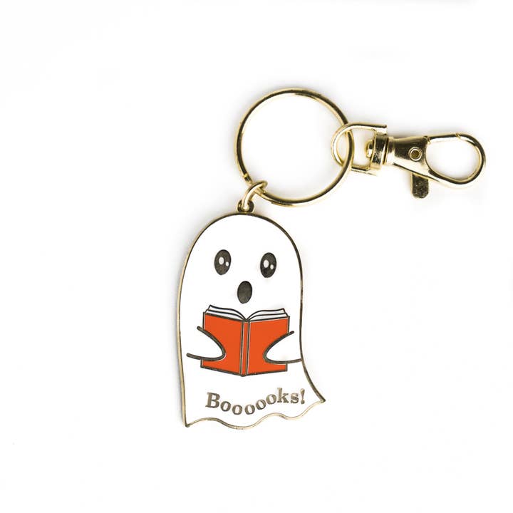 Llavero Booooks Ghost para venta al por mayor de Bona Fide Bookworm