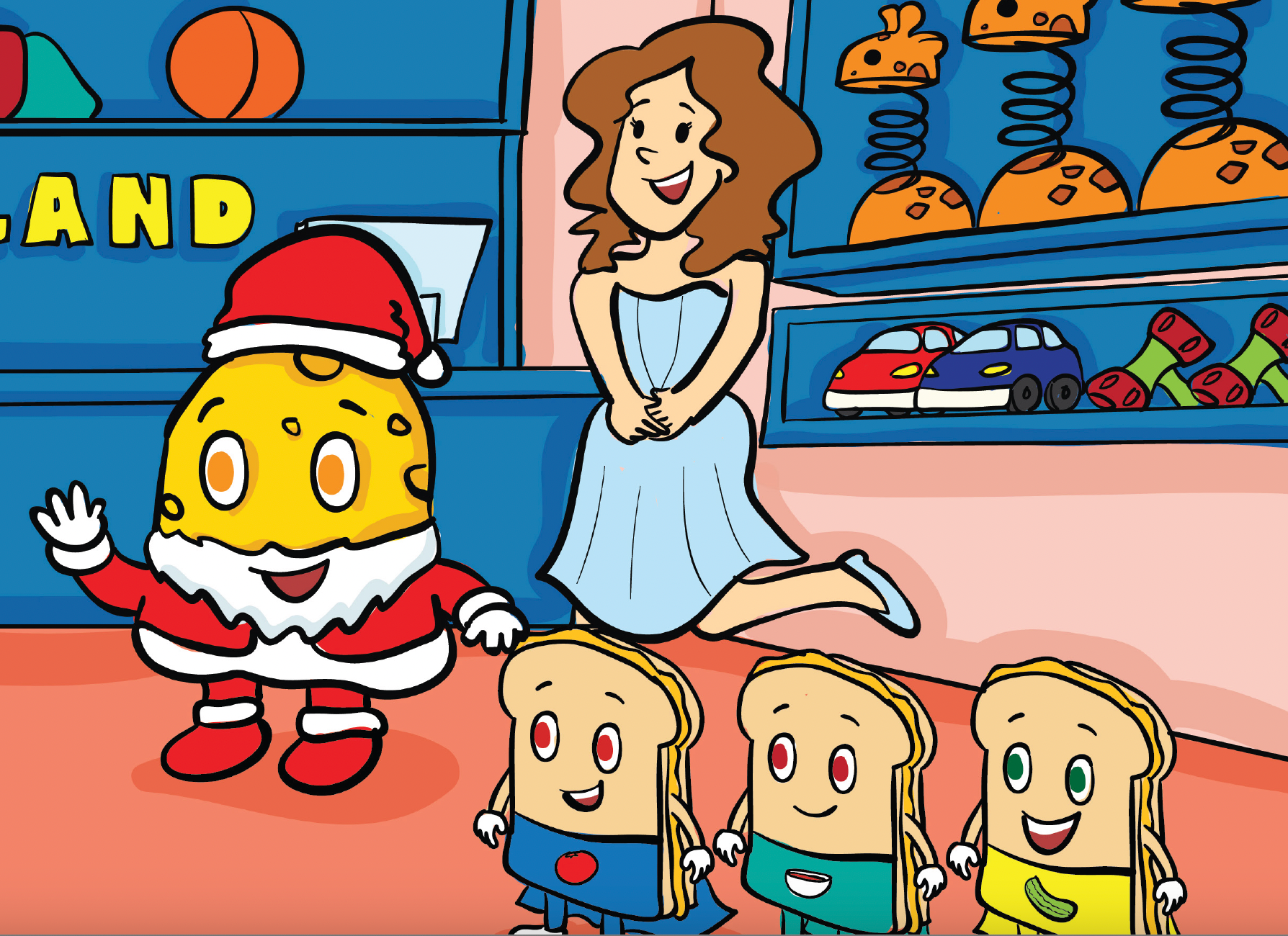 The Adventures of Susie & Johnny Grilled Cheese - Wholesale Preschool Book (3-5) - The Holiday Adventures of Susie & Johnny Grilled Cheese5