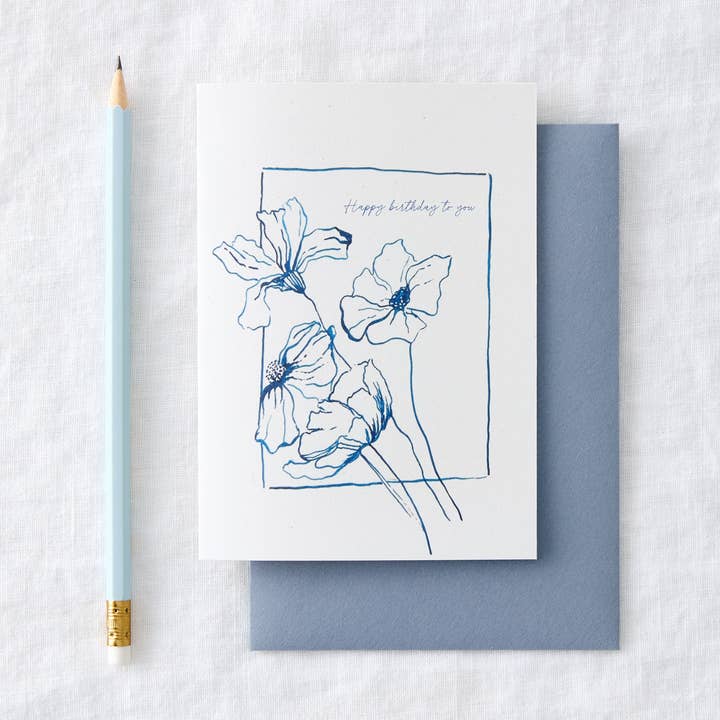 Happy Birthday To You Greeting Card for wholesale by Emily M Art and Design