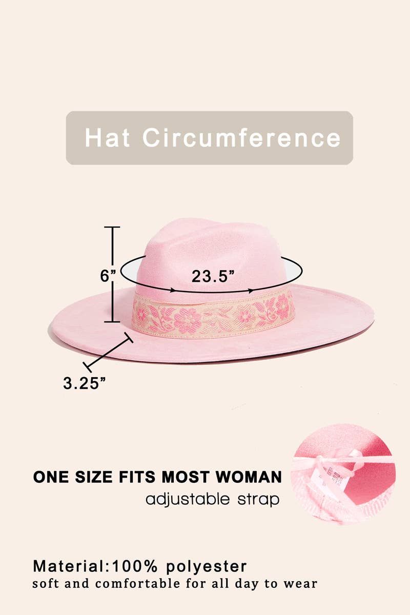 Anarchy Street – wholesale Fedora – Women’s – Flower Ribbon Bow Fedora Hat8