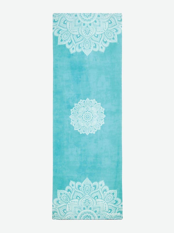 Travel Combo Yoga Mat - Mandala Turquoise for wholesale by Yoga DesignLab EU
