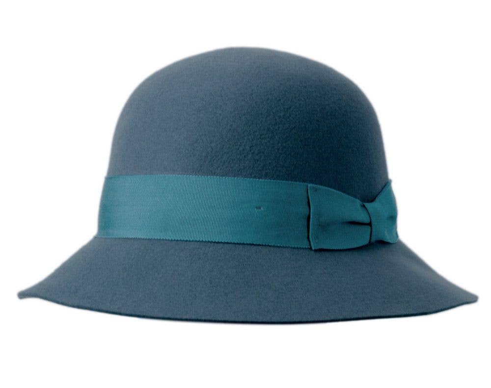 Epoch hats – wholesale Cloche hat – Women’s – Ladies Wool Felt Hats With Grosgrain Ribbon0