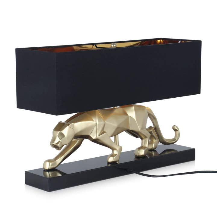 'Faceted Panther' lamp for wholesale by ADM Home Decoration