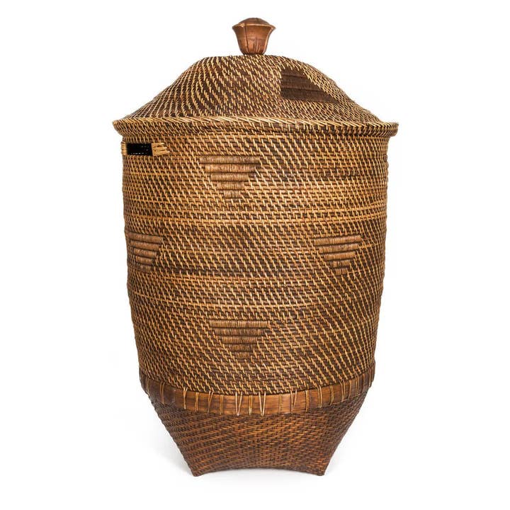 Bazar Bizar Living - Wholesale Basket - The Colonial Laundry Basket - Natural Brown - XL11