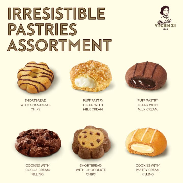 Vicenzi USA Inc. - Wholesale Cookie - Verona Gift Box, Selected Pastries Made In Italy, 32oz