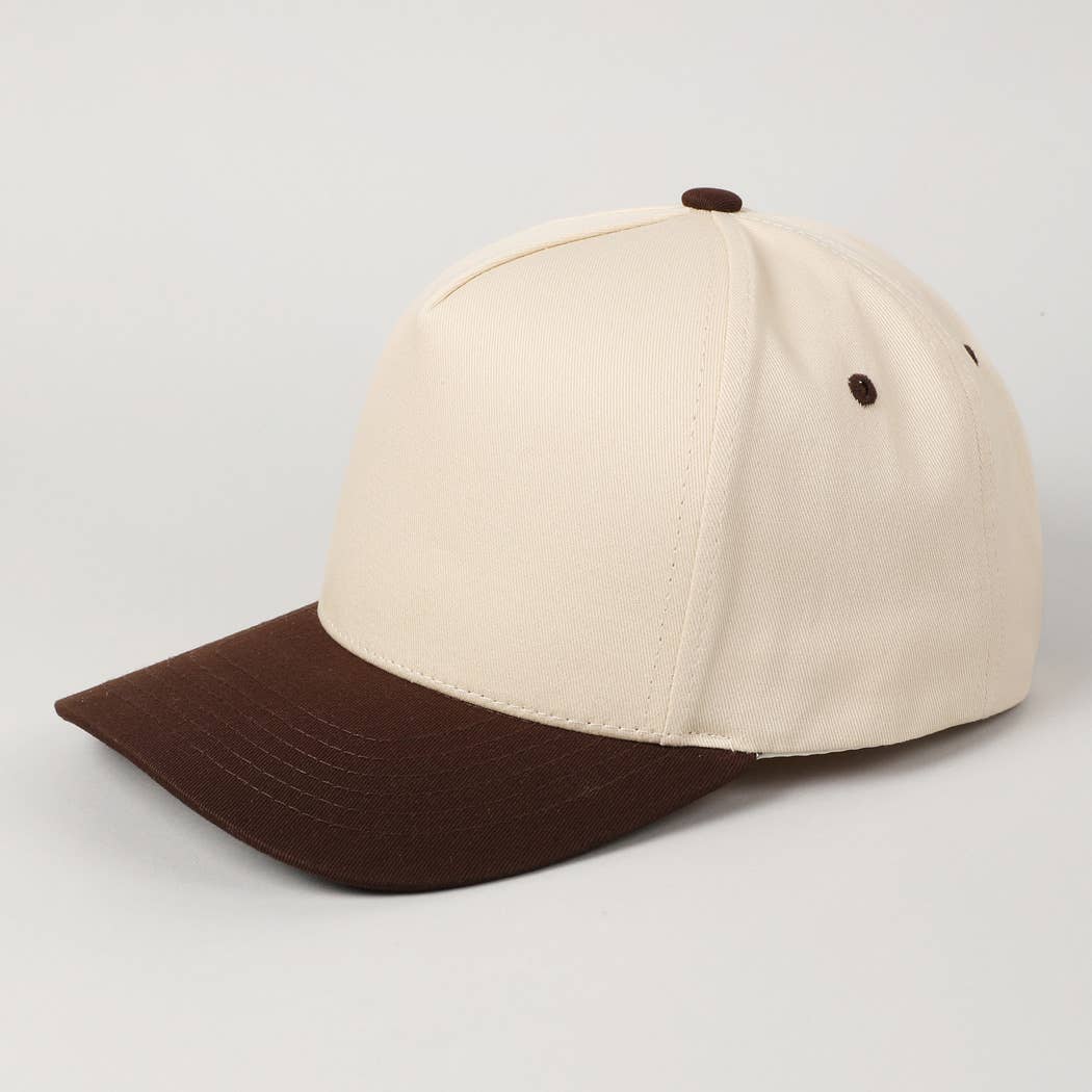 Fashion City - Wholesale Baseball Cap - Unisex - Plain Two-Tone Canvas Cotton Trucker Hat26